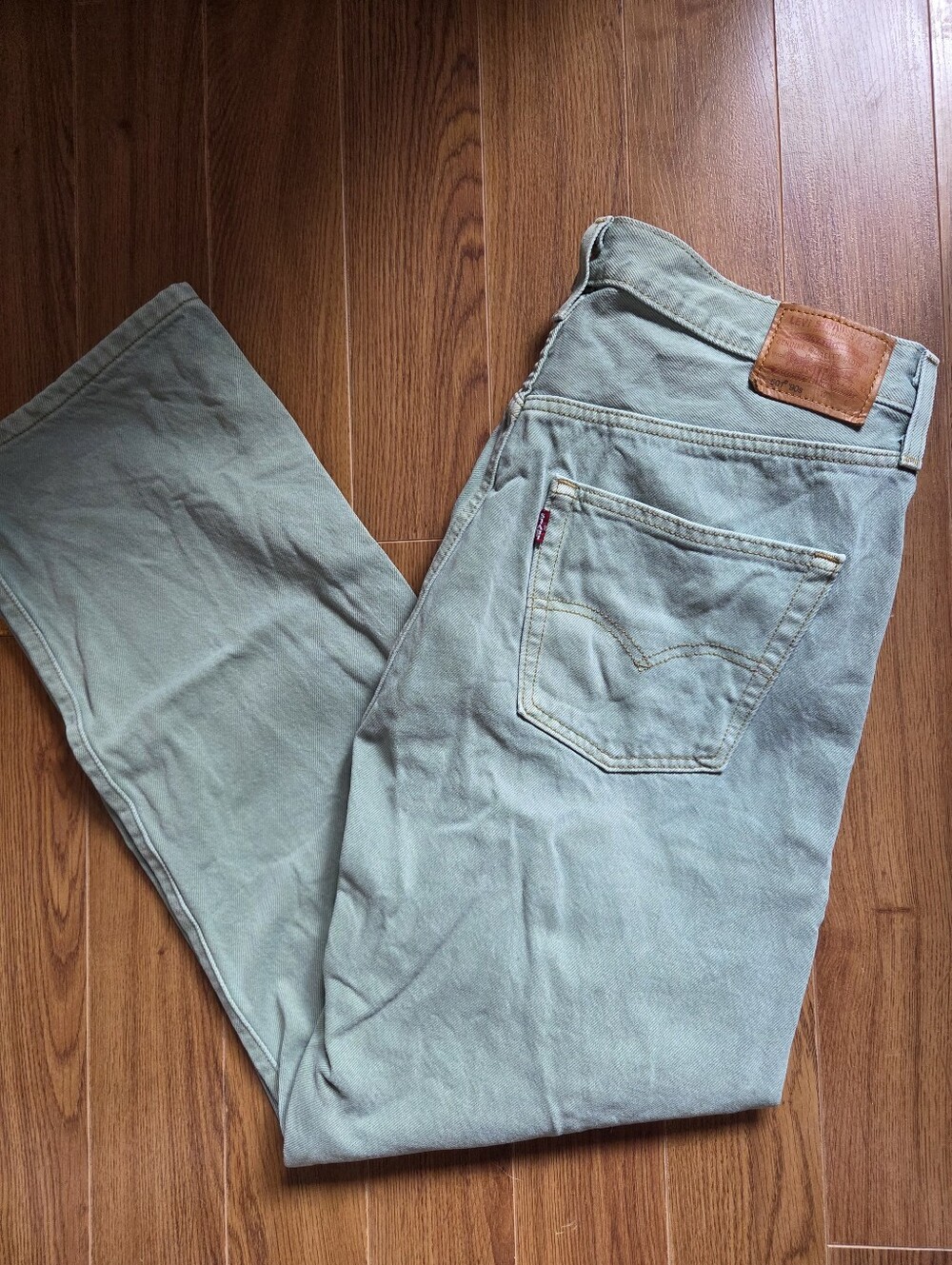 Levi's Women's Light Sage Green Jeans